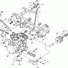 S938739 Euro 350L 6x6 Engine mounting 6x6 350l s938739