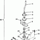 S938739 Euro 350L 6x6 Shift linkage assembly 6x6 350l w938739