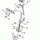 S938739 Euro 350L 6x6 Steering post assembly 6x6 350l w938739
