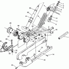 S938739 Euro 350L 6x6 Swing arm weldment (rear) 6x6 350l s938739