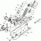 S938739 Euro 350L 6x6 Swing arm weldment (rear) 6x6 350l w938739