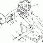 W937539 350L 2X4 Gearcase / brake mounting 2x4 350l w937539