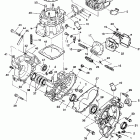 W937539 350L 2X4 Crankcase and cylinder 2x4 350l w937539