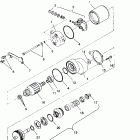 W937539 350L 2X4 Starting motor 2x4 350l w937539