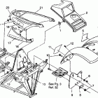 W937539 350L 2X4 Front cab assembly 2x4 350l w937539
