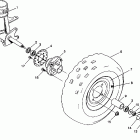 W937539 350L 2X4 Front wheel assembly 2x4 350l w937539