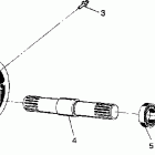 W938039 SPORTSMAN 4X4 Front tightener assembly sportsman 4x4  /  w938039