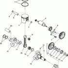 W938039 SPORTSMAN 4X4 Piston and crankshaft sportsman 4x4  /  w938039