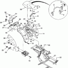 W938039 SPORTSMAN 4X4 Rear cab assembly sportsman 4x4  /  w938039