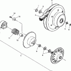 W938039 SPORTSMAN 4X4 Driven clutch assembly sportsman 4x4  /  w938039