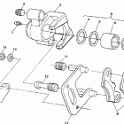 W938039 SPORTSMAN 4X4 Front brake assembly sportsman 4x4  /  w938039