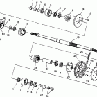 W938739 350L 6X6 Omiddle drive assembly 6x6 350l w938739
