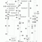 570 FE CHASSIS Передняя вилка в разборе