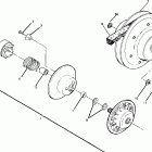 S928139 Euro Trail Boss 4x4 Driven clutch assembly 350 4x4  /  w928139