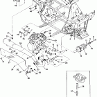 S928139 Euro Trail Boss 4x4 Engine and muffler mounting 350 4x4  /  w928139