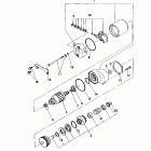 S928139 Euro Trail Boss 4x4 Starting motor assembly 350 4x4  /  w928139