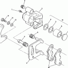 S928139 Euro Trail Boss 4x4 Front brake assembly 350 4x4  /  w928139