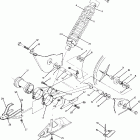 W927527 TRAIL BOSS 2X4 Swing arm weld.  /  rear shock assembly 250 2x4  /  w927...