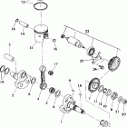W927539 TRAIL BOSS 350L 2X4 Crankshaft and piston 350 2x4  /  w927539