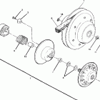 W927539 TRAIL BOSS 350L 2X4 Driven clutch assembly 350 2x4  /  w927539