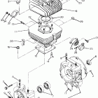 W928127 TRAIL BOSS 4X4 Crankcase and cylinder 250 4x4  /  w928127