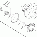 W928127 TRAIL BOSS 4X4 Driven clutch assembly 250 4x4  /  w928127