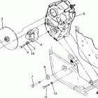 W928127 TRAIL BOSS 4X4 Rh gearcase  /  brake mounting 250 4x4  /  w928127