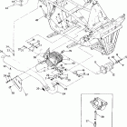 W928127 TRAIL BOSS 4X4 Engine and muffler mounting 250 4x4  /  w928127