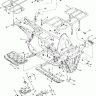 W928127 TRAIL BOSS 4X4 Frame assembly w /  racks 250 4x4  /  w928127