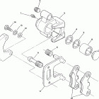 W928127 TRAIL BOSS 4X4 Front brake assembly 250 4x4  /  w928127