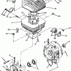 W928527 TRAIL BOSS 250 Crankcase and cylinder trail boss  /  w928527