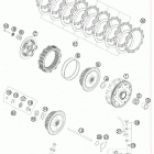 570 FE Engine Сцепление