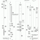 450 FE Chassis Передняя вилка в разборе