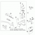 450_550_650_FE_FS Chassis & Engine Hand brake cylinder fe 450-650