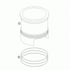 450_550_650_FE_FS Chassis & Engine Cylinder liner 450-650