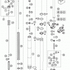 450_550_650_FE_FS Chassis & Engine Fork legs fe 450-650 ref# 38 - 70