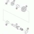 450_550_650_FE_FC_FS Chassis & Engine Lle 4-gang transmission i - main shaft 4-gear 450-650