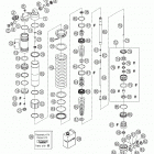 450_550_650_FE_FC_FS Chassis & Engine Shock absorber disassembled fc, fe 450-650 ref# 42 - 56