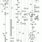 450_550_650_FE_FC_FS Chassis & Engine Fork legs fe 450-650 ref# 1 - 38
