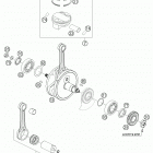 450_501_550_650 Chassis & Engine Crankshaft, piston 450-650 ref# 82 - 83