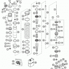 450_501_550_650 Chassis & Engine Shock absorber disassembled fs 450  /  650 ref# 77 - 91