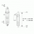 450_501_550_650 Chassis & Engine Shock absorber wp 450-650