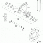 450_501_550_650 Chassis & Engine Front wheel 17'' fs 450  /  650