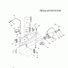 F115XA/F115LA/F115JA Корпус редуктора 2