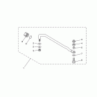 F9.9SEHB/F9.9LEB/F9.9LEHB/F9.9SMHB/F9.9LMHB Рулевая тяга