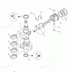 F40JEA Crankshaft Piston