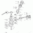 F250XA CRANKSHAFT PISTON 1039293-