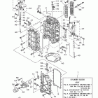 LF250TUR/LF250TXR Цилиндр и картер 1