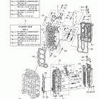 LF250TUR/LF250TXR Цилиндр и картер 2