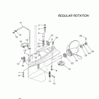 F115JA/F115LA/F115XA Корпус редуктора 2